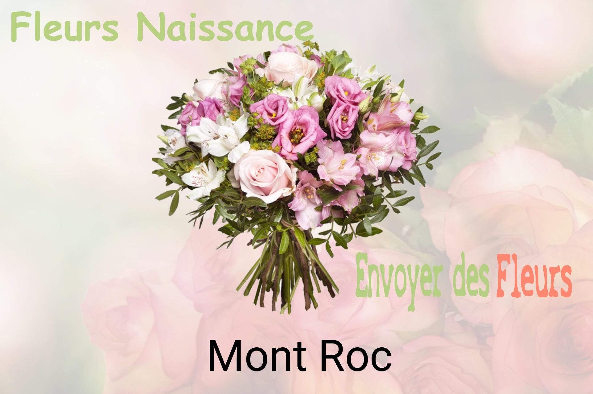 Bouquet de fleurs de naissance livré à Mont-Roc